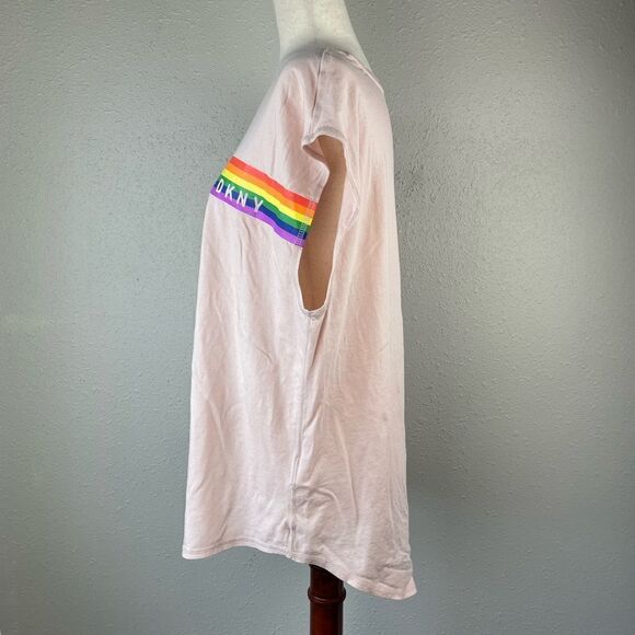 NWOT DKNY Rainbow Muscle Tee Size XL - Picture 3 of 5